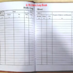 Daily Log Book